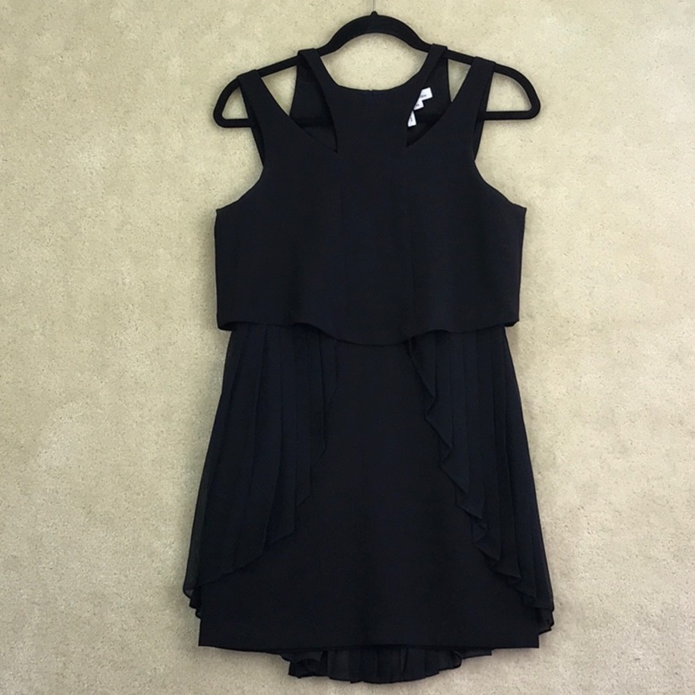 BCBGeneration Women Pleated Sleeveless Cocktail Dress Size XS